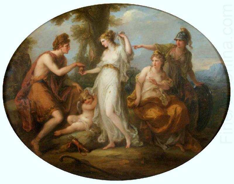 Angelica Kauffmann El juicio de Paris china oil painting image